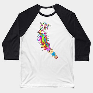 Abstract In My Mind Baseball T-Shirt